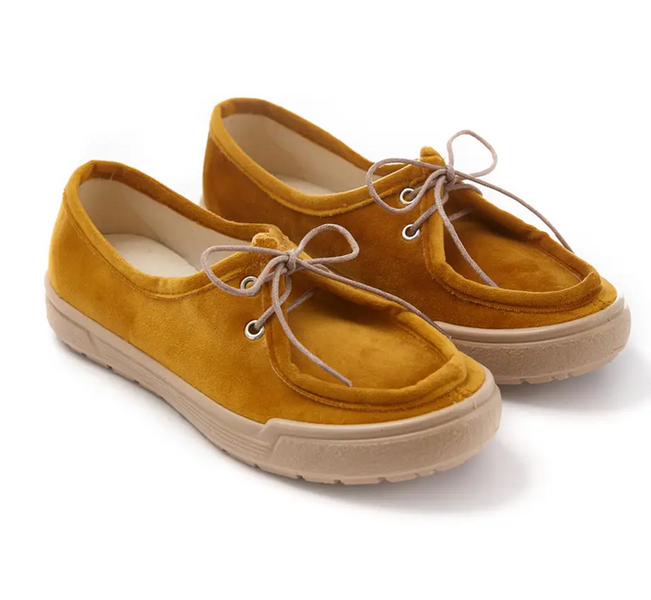 Жіночі велюрові мокасини MELANIA Premium Litma жовті (36&ndash;42 р.) 36