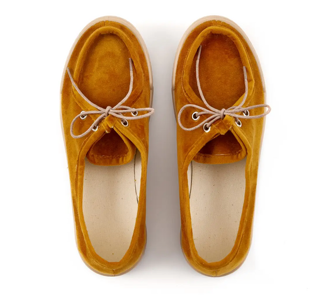 Жіночі велюрові мокасини MELANIA Premium Litma жовті (36&ndash;42 р.) 36