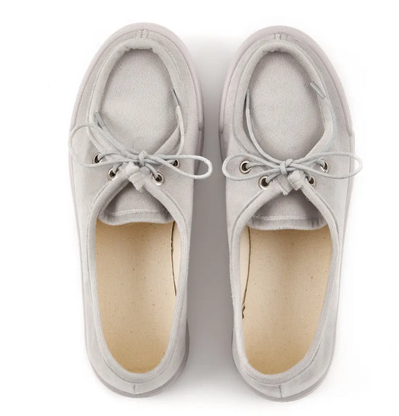 Жіночі велюрові мокасини MELANIA Premium Litma сірі (36&ndash;42 р.) 36