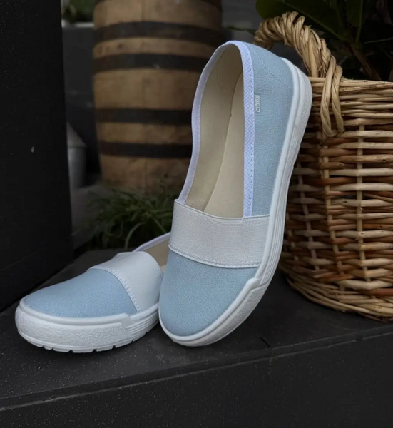 Сліпони жіночі блакитні бавовняні ERICA Premium Litma (36&ndash;42 р.) 37