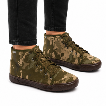 Чоловічі кеди високі MARK бавовняні піксель Premium Litma (41&ndash;45 р.) 41